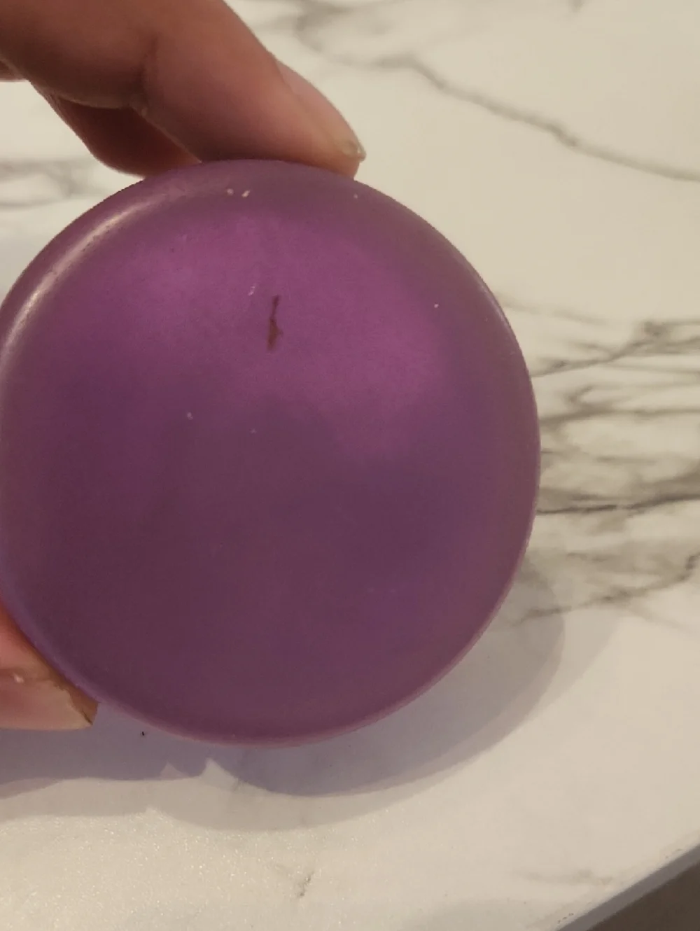 Handcrafted Glyercin Round Purple Solid Ocean Lavender Soap Bar